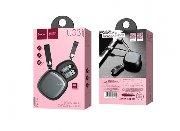 کابل شارژ hoco مدل U33