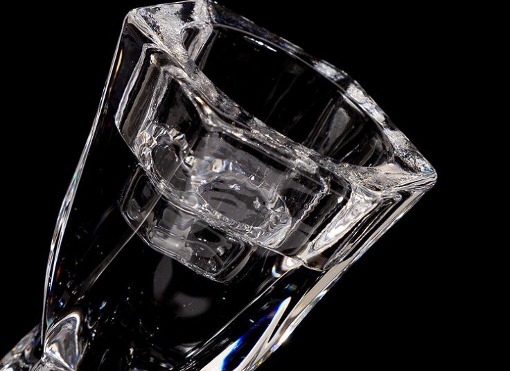 جا شمعی شیشه ای