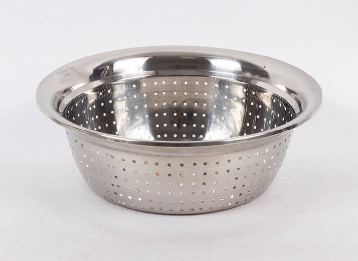 آبکش و لگن استیل Unique