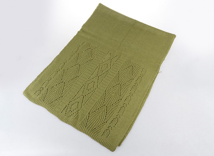 شال بافت زمستانی Knitted Rhombus