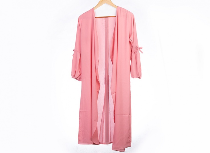 مانتو کرپ زنانه Plain