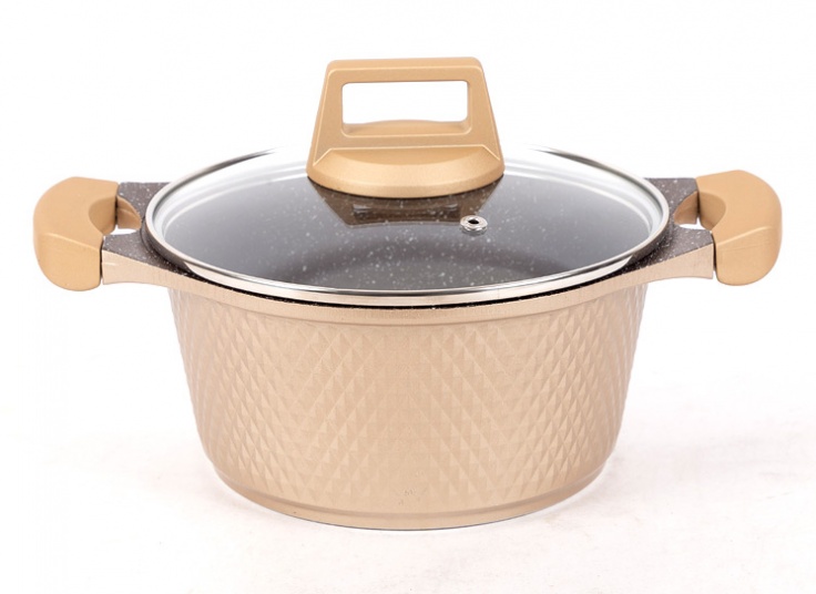 سرویس قابلمه 12 پارچه Unique طرح الماس