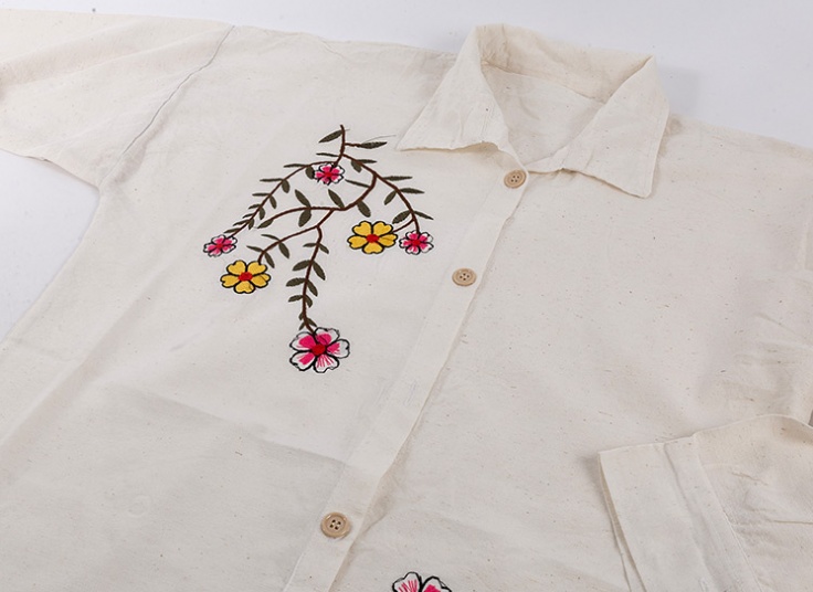 مانتو لینن گلدوزی کد 22941