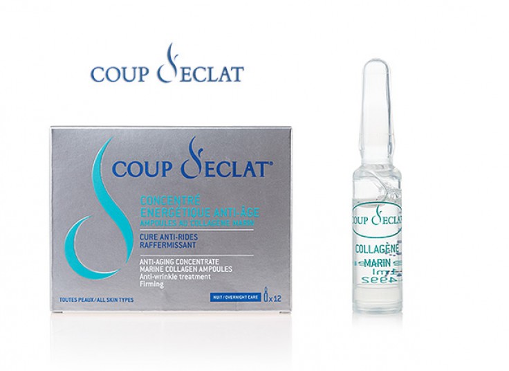 آمپول غیر تزریقی کلاژن با منشاء دریایی Coup Declat