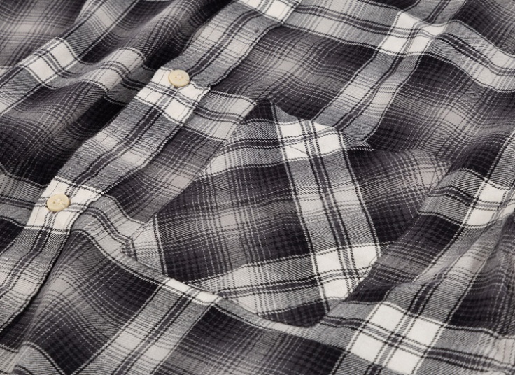 پیراهن پشمی چهارخانه مردانه