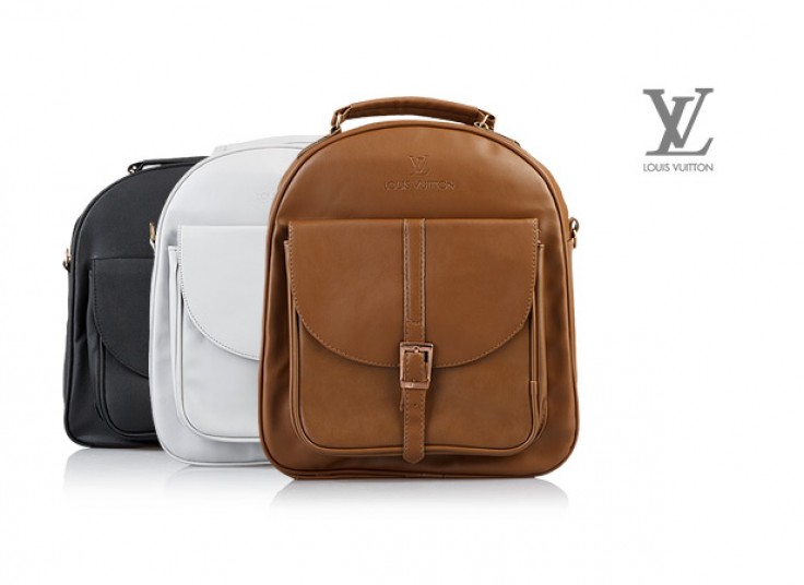 کیف کوله چرمی طرح Louis Vuitton