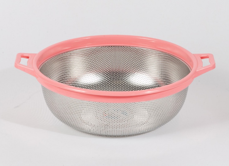 آبکش استیل دور پلاستیک