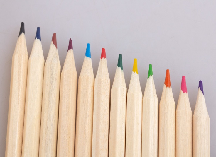 مداد رنگی جعبه چوبی Aita