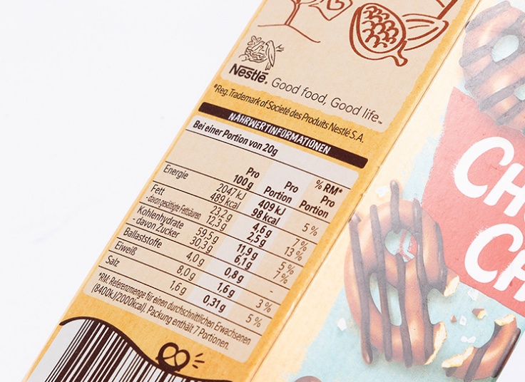 چیپس شکلات nestle