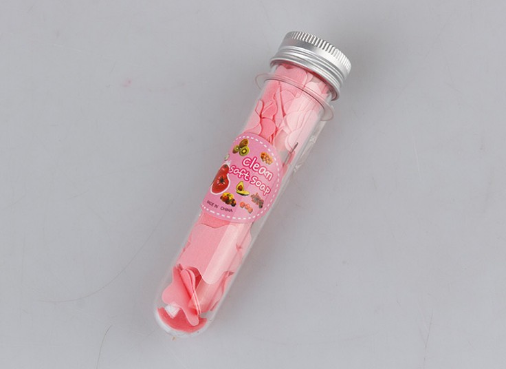 صابون کاغذی مدل لوله ای