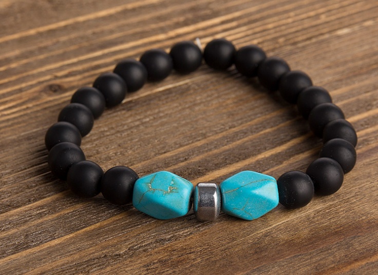 دستبند مهره ای اونیکس