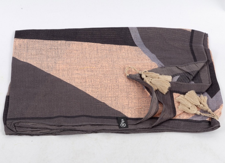 شال نخی چند رنگ تابستانی