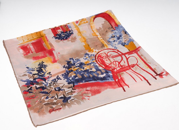 روسری ساتن ابریشم Serra