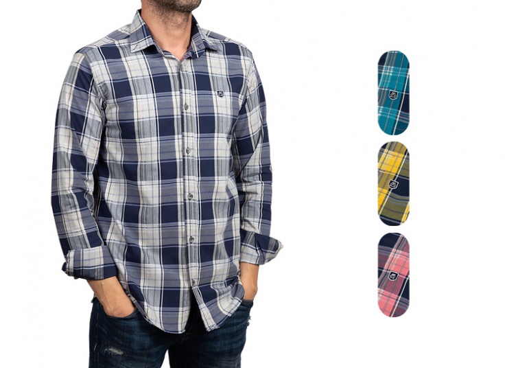 پیراهن چهارخانه Zara Man