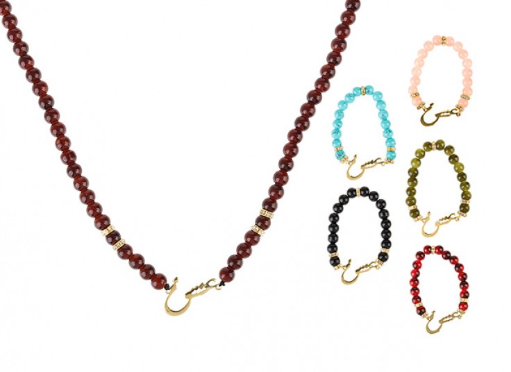 ست گردنبند و دستبند عشق