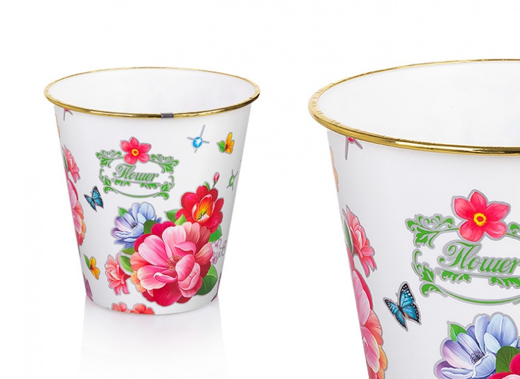 سطل زباله طرحدار