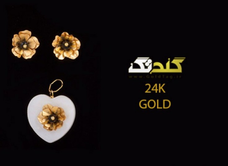 نیم ست های گل طلا