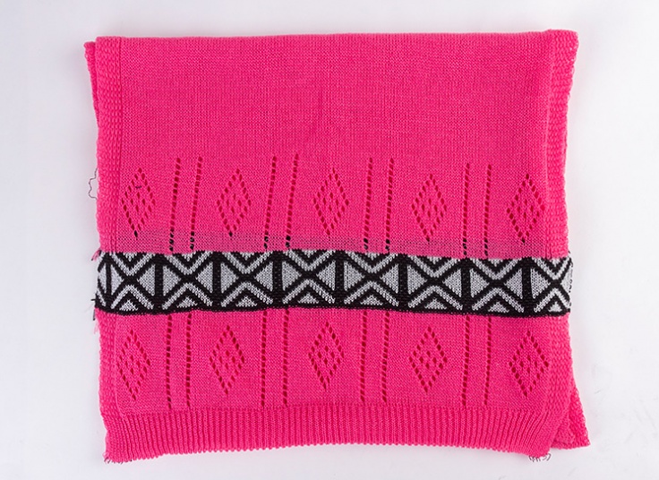 شال بافت زمستانی cribriform