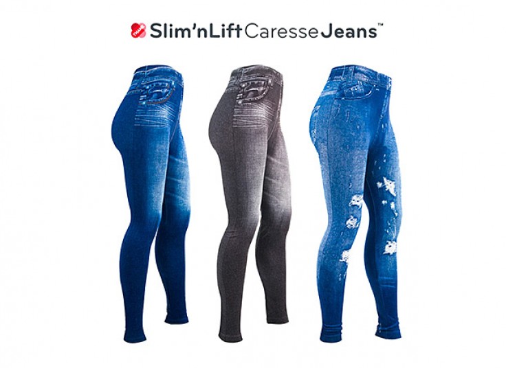 شلوار طرح جین تو کرکی Slim Lift