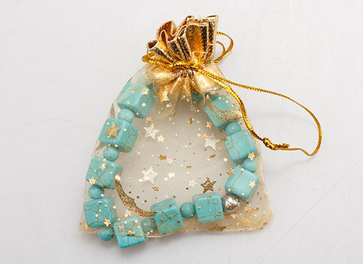 دستبند سنگی طرح فیروزه