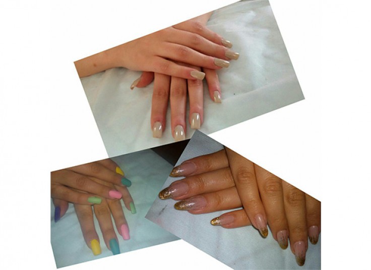 خدمات ناخن سالن زیبایی ارغوان