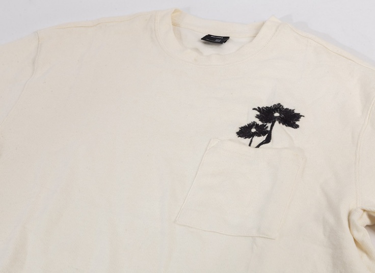 تیشرت مردانه تک جیب Bershka