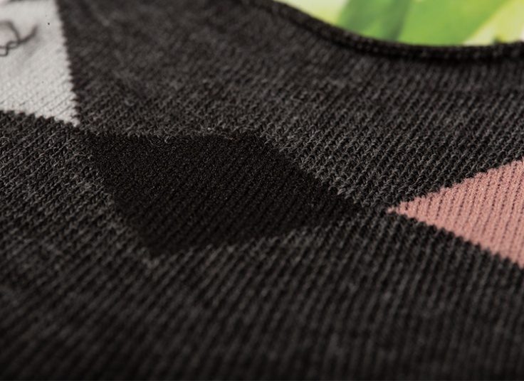 جوراب کالج BAMBOO طرح اسکاچ