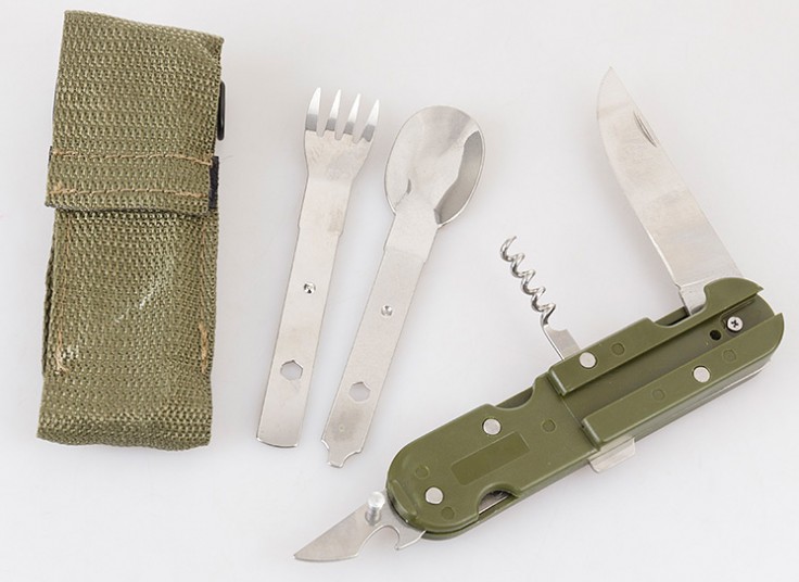 ست قاشق چنگال و چاقو سفری