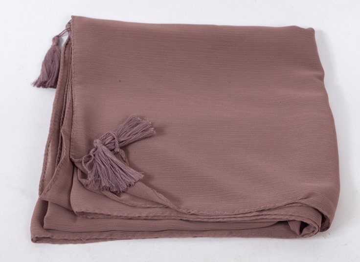 شال حریر ساده