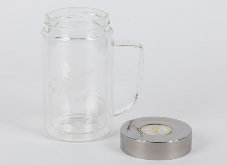 لیوان دمنوش دو جداره