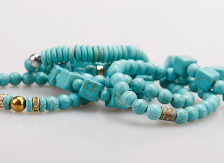 دستبند سنگی طرح فیروزه