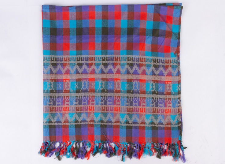 روسری پشمی طرح Zigzag