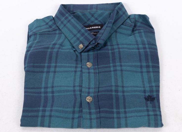 پیراهن چهارخانه مردانه DSQUARED2