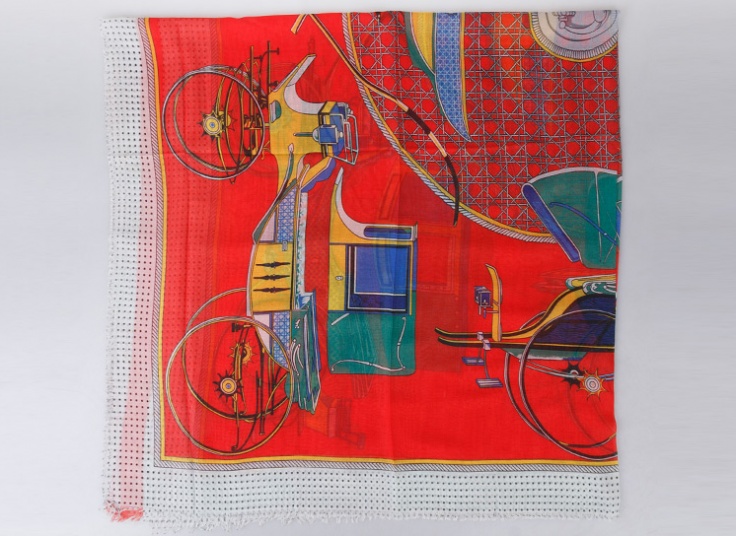 روسری نخی طرحدار Excellence