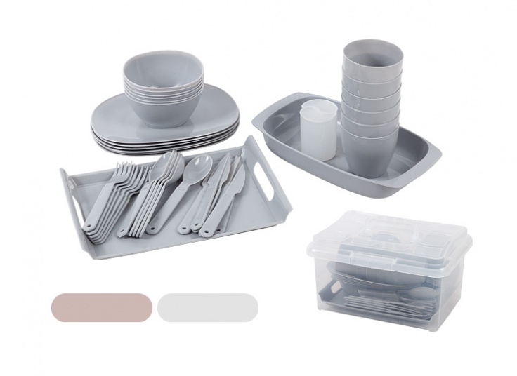 سرویس 42 پارچه مسافرتی Tak Plastik