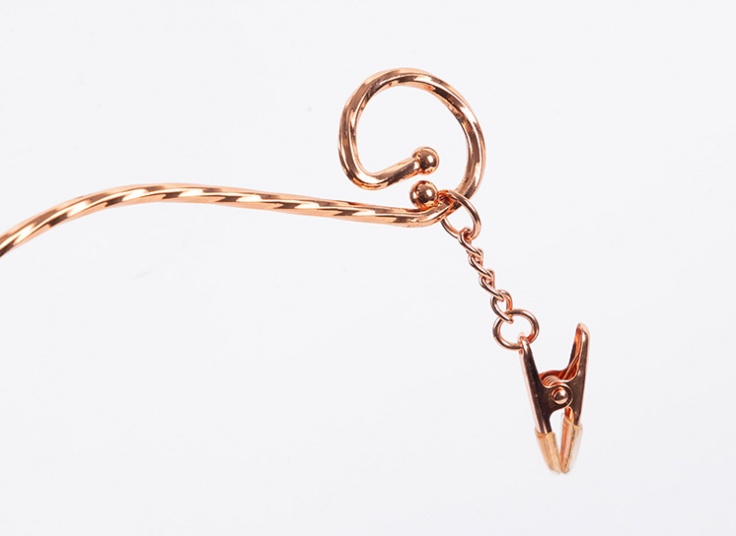 آویز لباس زیر فلزی