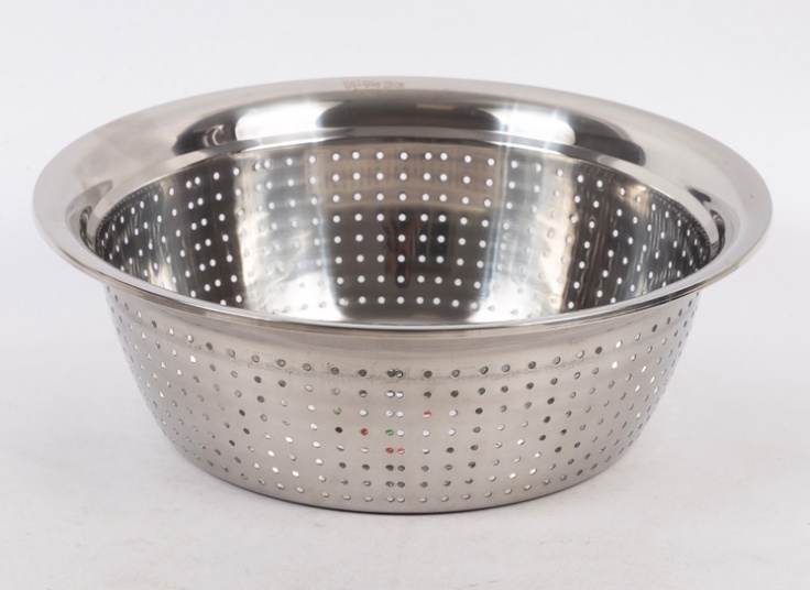 آبکش و لگن استیل Unique