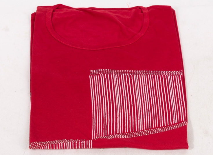 تیشرت زنانه سایز بزرگ طرحدار