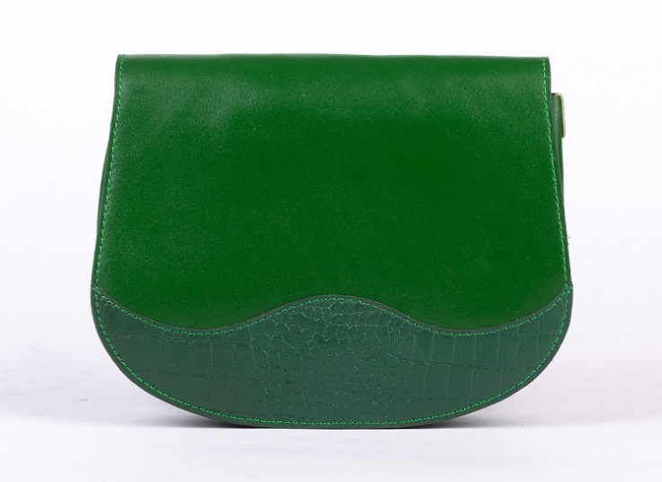 کیف دوشی چرم طبیعی زنانه Saddle