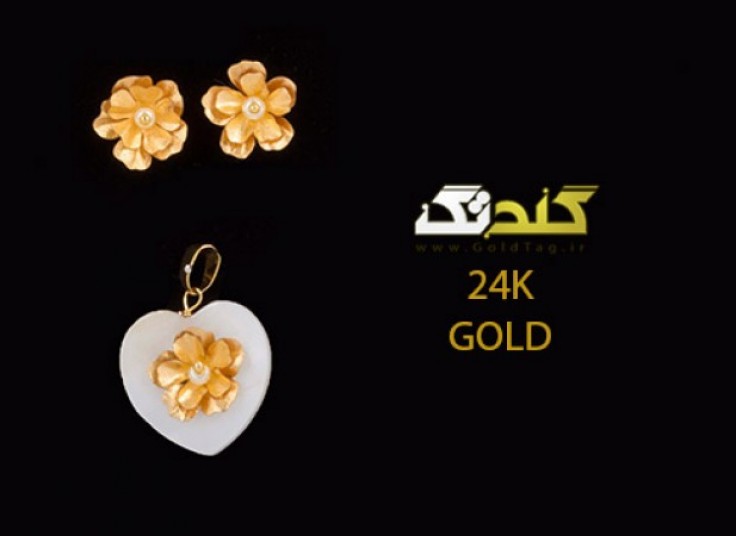 نیم ست های گل طلا