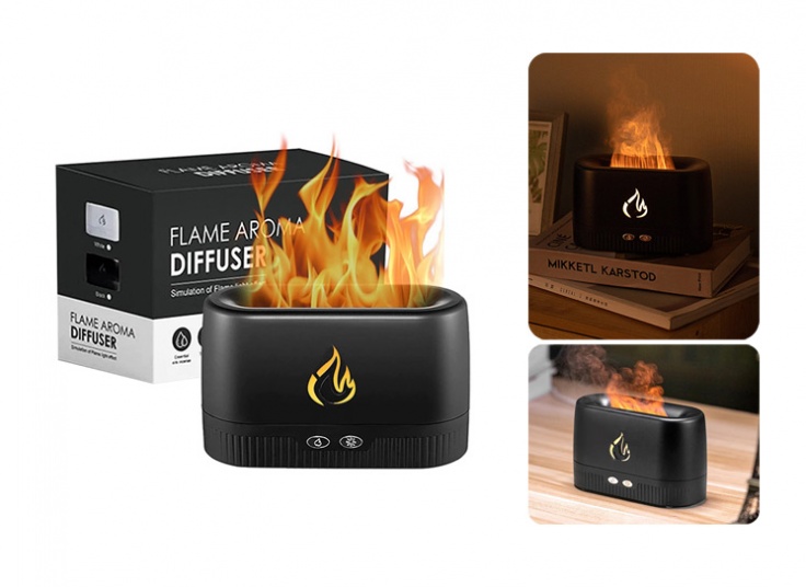 بخور سرد و خوشبوکننده Flame Aroma Diffuser