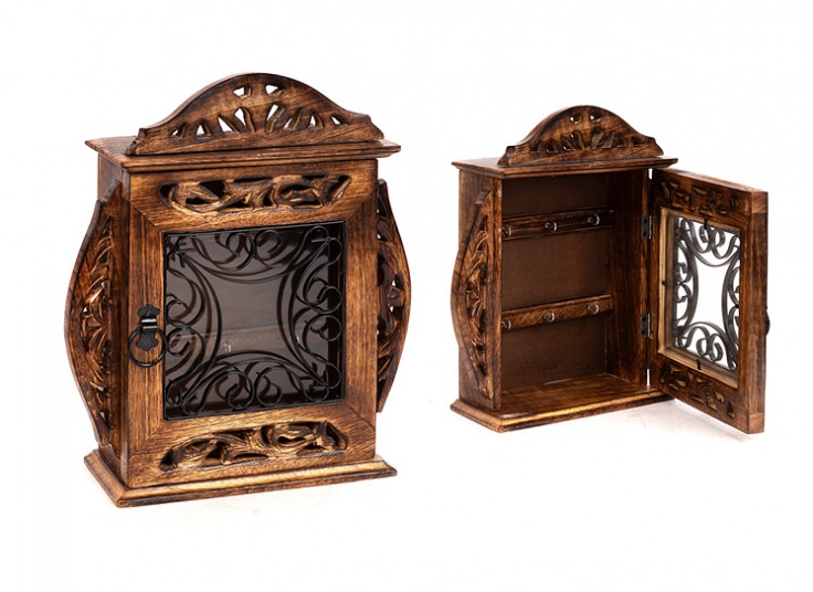 استند جا کلیدی چوبی