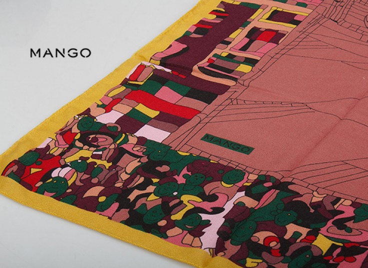 روسری پاییزه MANGO مدل Cubism