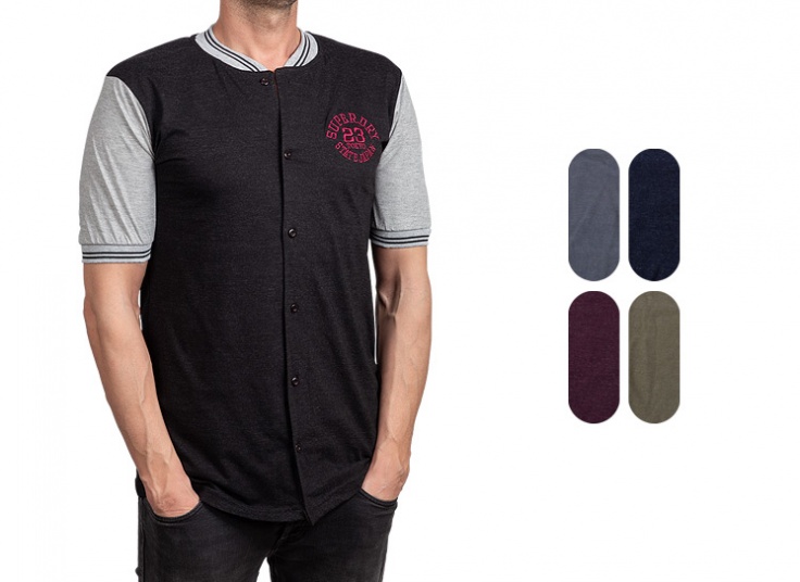 تیشرت مردانه طرح بامپر RUGATCHI