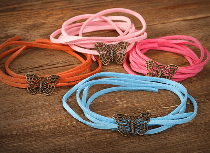 دستبند پلاک دار Butterfly