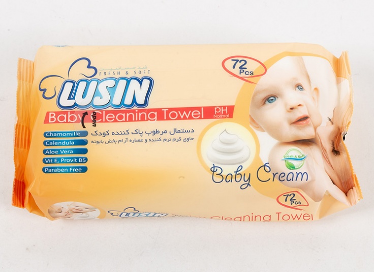 دستمال مرطوب کودک LUSIN