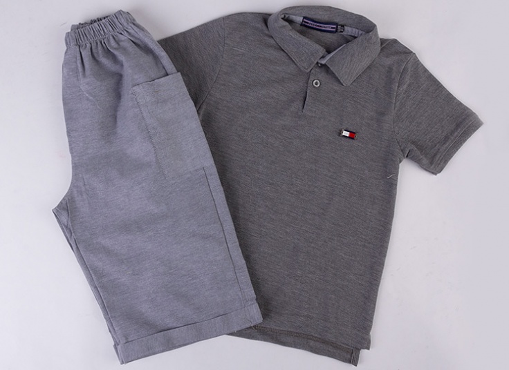 ست پولوشرت و شلوارک پسرانه طرح Tommy