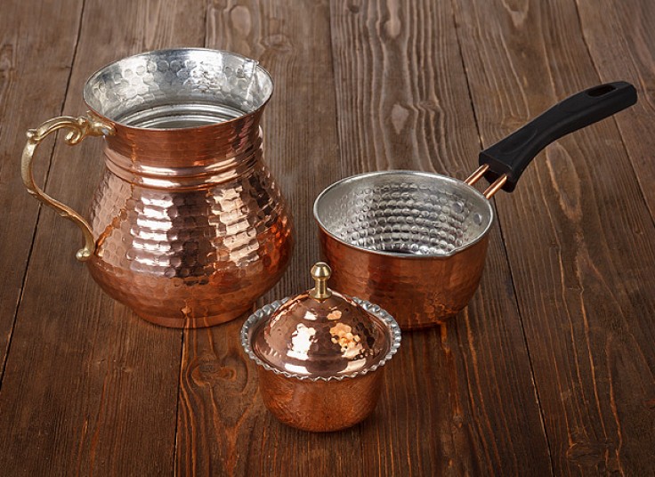 ظروف آشپزخانه مسی