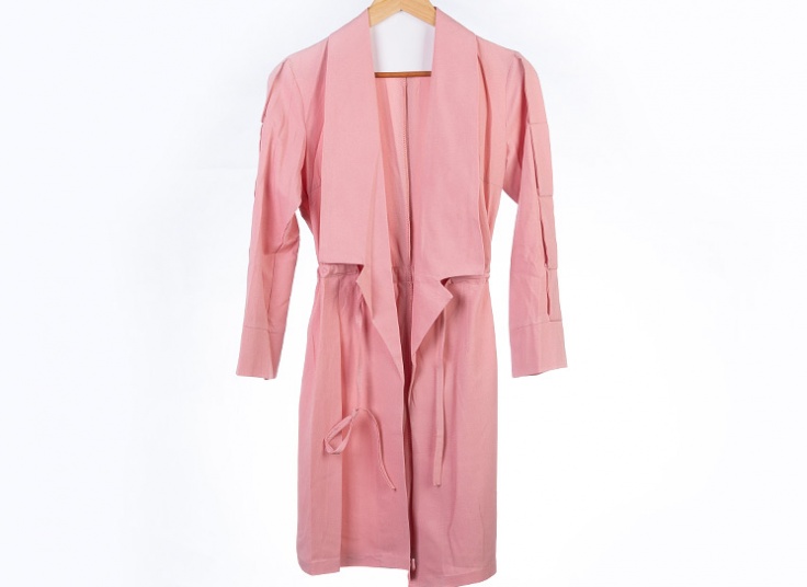 مانتو کرپ زنانه Plain