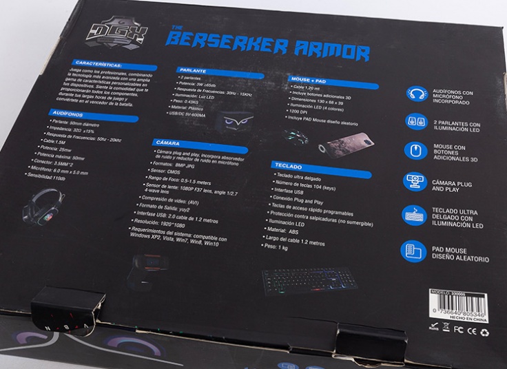 ست گیمینگ 6 تکه DGX